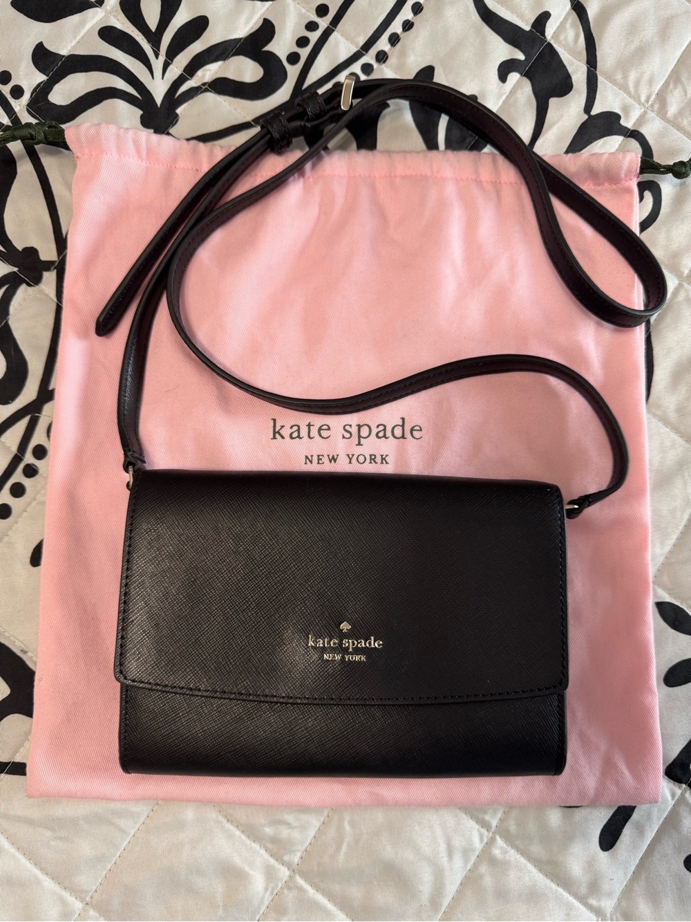 Kate Spade Black Crossbody handbag purse